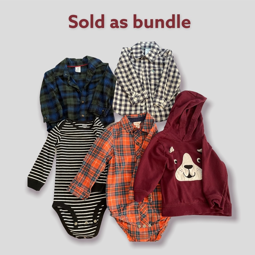 Carters Long Sleeve Bundle (5)
